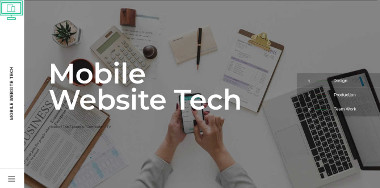 Mobile website tech desktop
